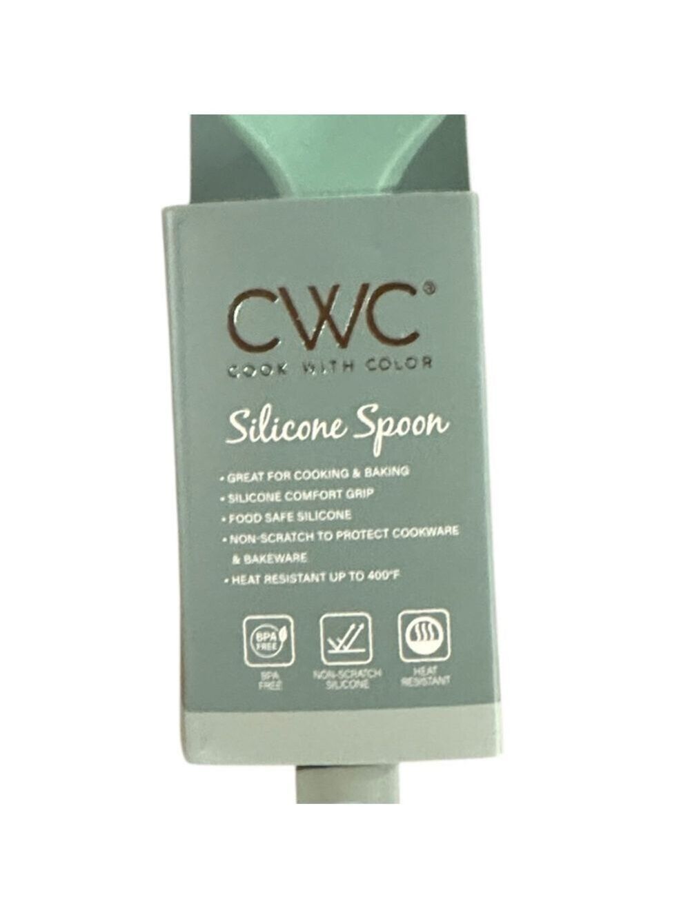 CWC Sage Green Silicone Spoon - Picture 3 of 4